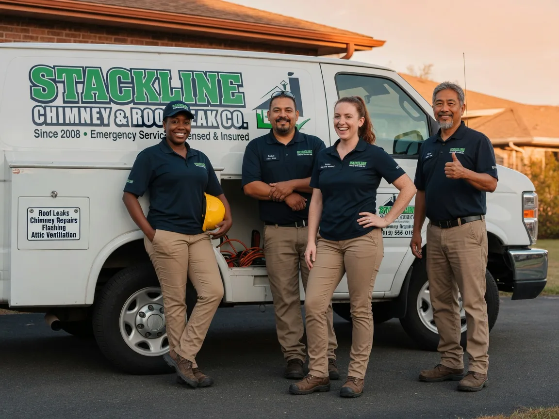 Chimney flashing repair company in Alex, OK